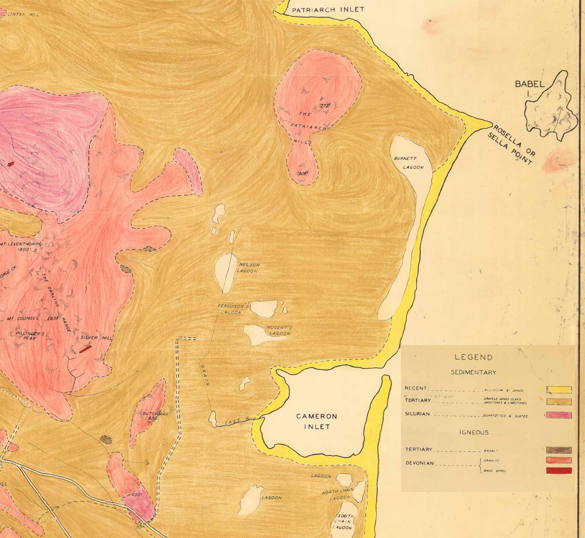 old geological map